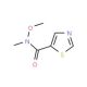 N-Methoxy-N-methyl-1,3-thiazole-5-carboxamide (CAS 898825-89-3) - chemical structure image