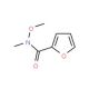 N-Methoxy-N-methyl-2-furamide (CAS 95091-92-2) - chemical structure image