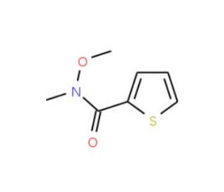 N-Methoxy-N-methyl-2-thiophenecarboxamide (CAS 229970-94-9) - chemical structure image