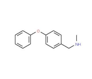 N-Methyl-1-(4-phenoxyphenyl)methylamine (CAS 169943-40-2) - chemical structure image