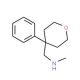 N-methyl-1-(4-phenyltetrahydro-2H-pyran-4-yl)methylamine (CAS 958443-30-6) - chemical structure image