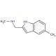 N-Methyl-1-(5-methyl-1H-indol-2-yl)-methanamine (CAS 883538-47-4) - chemical structure image