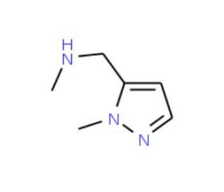 N-Methyl-(1-methyl-1H-pyrazol-5-yl)methylamine (CAS 930111-04-9) - chemical structure image