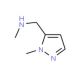 N-Methyl-(1-methyl-1H-pyrazol-5-yl)methylamine (CAS 930111-04-9) - chemical structure image