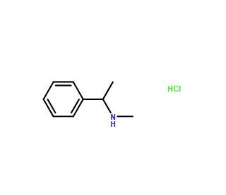 N-Methyl-1-phenylethanamine hydrochloride (CAS 10408-89-6) - chemical structure image