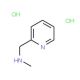 N-Methyl-1-(pyridin-2-yl)methylamine dihydrochloride (CAS 21035-59-6) - chemical structure image