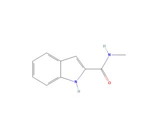 N-Methyl-1H-indole-2-carboxamide (CAS 69808-71-5) - chemical structure image