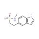 N-Methyl-1H-indole-5-ethanesulfonamide (CAS 98623-50-8) - chemical structure image