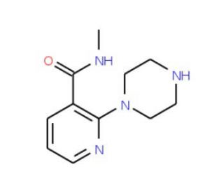 N-Methyl-2-(1-piperazinyl)nicotinamide - chemical structure image