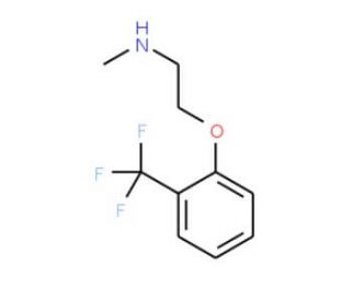 N-Methyl-2-[2-(trifluoromethyl)phenoxy]-1-ethanamine (CAS 883540-01-0) - chemical structure image