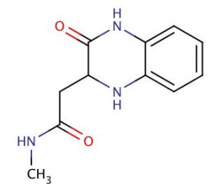 N-Methyl-2-(3-oxo-1,2,3,4-tetrahydro-quinoxalin-2-yl)-acetamide - chemical structure image