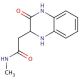 N-Methyl-2-(3-oxo-1,2,3,4-tetrahydro-quinoxalin-2-yl)-acetamide - chemical structure image