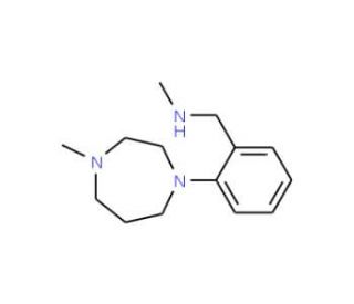 N-Methyl-2-(4-methylperhydro-1,4-diazepin-1-yl)benzylamine (CAS 915707-57-2) - chemical structure image