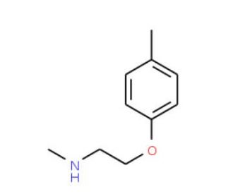 N-Methyl-2-(4-methylphenoxy)-1-ethanamine (CAS 625437-29-8) - chemical structure image