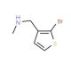 N-Methyl-(2-bromothien-3-yl)methylamine (CAS 331766-69-9) - chemical structure image