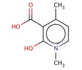 N-methyl-2-hydroxy-4-methylpridine-3-carboxylic acid - chemical structure image