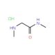 N-methyl-2-(methylamino)acetamide hydrochloride (CAS 44565-47-1) - chemical structure image