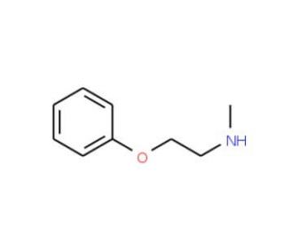 N-Methyl-2-phenoxyethylamine (CAS 37421-04-8) - chemical structure image