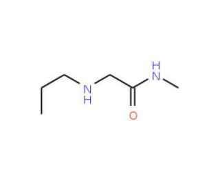 N-methyl-2-(propylamino)acetamide - chemical structure image