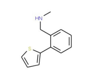 N-Methyl-2-thien-2-ylbenzylamine (CAS 852180-66-6) - chemical structure image