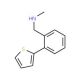 N-Methyl-2-thien-2-ylbenzylamine (CAS 852180-66-6) - chemical structure image