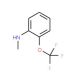 N-Methyl-2-(trifluoromethoxy)aniline (CAS 175278-04-3) - chemical structure image