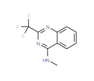 N-Methyl-2-(trifluoromethyl)-4-quinazolinamine - chemical structure image