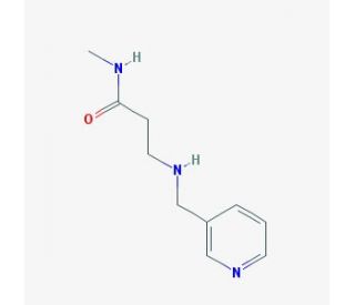 N-Methyl-3-[(3-pyridinylmethyl)amino]propanamide (CAS 1040693-51-3) - chemical structure image