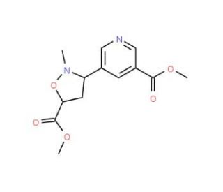 N-Methyl-3-[3-(5-methoxycarbonylpyridyl)-5-isoxazolecarboxylic Acid Methyl Ester - chemical structure image