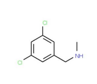 N-methyl-3,5-dichlorobenzylamine (CAS 90390-21-9) - chemical structure image