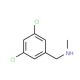 N-methyl-3,5-dichlorobenzylamine (CAS 90390-21-9) - chemical structure image