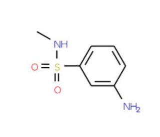 N-Methyl 3-Aminobenzenesulfonamide (CAS 459434-40-3) - chemical structure image