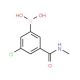 N-Methyl 3-borono-5-chlorobenzamide (CAS 957120-51-3) - chemical structure image