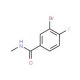 N-Methyl 3-bromo-4-fluorobenzamide (CAS 337536-22-8) - chemical structure image