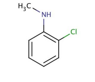 N-Methyl-3-chloroaniline (CAS 7006-52-2) - chemical structure image