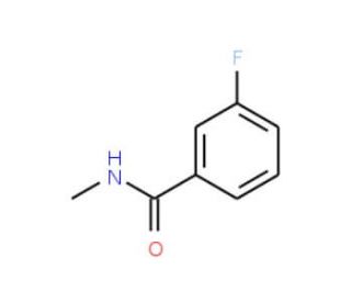 N-Methyl 3-fuorobenzamide (CAS 701-39-3) - chemical structure image