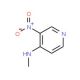 N-methyl-3-nitropyridin-4-amine (CAS 1633-41-6) - chemical structure image