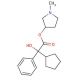 N-Methyl-3-pyrrolidinyl Cyclopentylmandelate (mixture of diastereomers) 的分子结构, CAS编号: 13118-11-1 N-Methyl-3-pyrrolidinyl Cyclopentylmandelate (mixture of diastereomers) (CAS 13118-11-1�) - chemical structure image