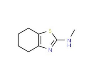N-Methyl-4,5,6,7-tetrahydro-1,3-benzothiazol-2-amine (CAS 40534-18-7) - chemical structure image