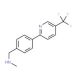 N-Methyl-4-[5-(trifluoromethyl)pyridin-2-yl]benzylamine (CAS 884507-35-1) - chemical structure image