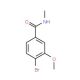 N-Methyl 4-bromo-3-methoxybenzamide (CAS 1072944-34-3) - chemical structure image