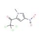 N-Methyl-4-nitro-2-trichloroacetylpyrrole (CAS 120122-47-6) - chemical structure image