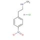 N-Methyl-4-nitrophenethylamine hydrochloride (CAS 166943-39-1) - chemical structure image