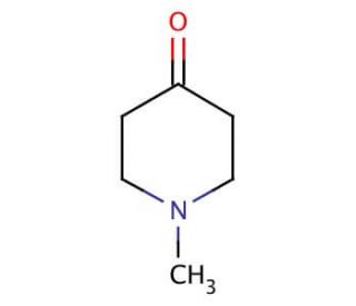 N-Methyl-4-piperidone (CAS 1445-73-4) - chemical structure image