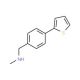 N-Methyl-4-(thien-2-yl)benzylamine (CAS 850375-04-1) - chemical structure image