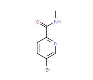 N-Methyl 5-bromopicolinamide (CAS 845305-87-5) - chemical structure image