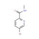 N-Methyl 5-bromopicolinamide (CAS 845305-87-5) - chemical structure image