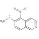 N-Methyl-5-nitro-6-isoquinolinamine (CAS 147293-17-2) - chemical structure image