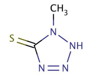 N-Methyl-5-tetrazolethiol (CAS 13183-79-4) - chemical structure image