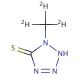 N-Methyl-5-tetrazolethiol-d3 (CAS 345909-96-8) - chemical structure image